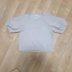 GU ラグランスリーブ Tシャツ ベージュ