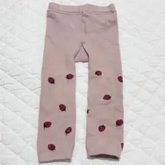 【新品未使用】 西松屋 いちご レギンス 80サイズ