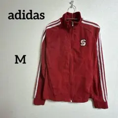 adidas ジップアップジャケット 【M】レッド