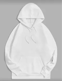 白パーカー パーカー