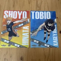 ハイキュー!! 日向翔陽 影山飛雄 くら寿司　クリアファイル2枚セット