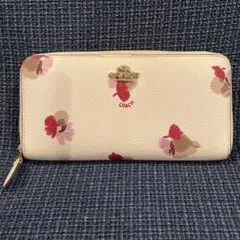 COACH 長財布 花柄 ラウンドファスナーのサムネイル