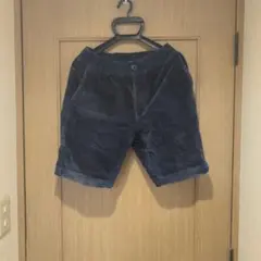 RetroEngineコーデュロイ ショートパンツ ネイビーのサムネイル