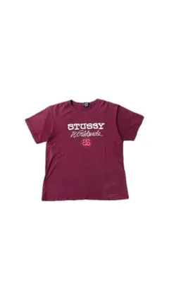 00s OLD STUSSY Tシャツ ワールドツアー メキシコ製 ボルドー