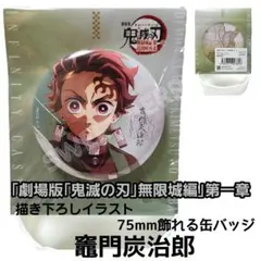 鬼滅の刃 無限城編 書き下ろし飾れる缶バッジ 炭治郎