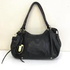 U by ungaro 90s Y2K 本革 ショルダーバッグ ホーボーバッグ