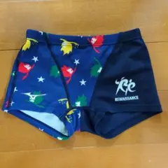 ルネサンスの男の子水着１２０センチです。　ウエスト紐はありません。