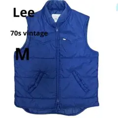 70s vintage Lee storm rider ダウンベスト　ネイビー