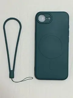 ダークグリーン マグセーフ対応 iPhoneケース