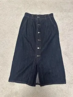 GU デニムロングスカート XL