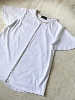 極美品 GALLORIA フレア袖 タイピング 半袖Tシャツ カットソー M