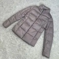 美品　UNIQLO ユニクロ　ダウンジャケット　グレー　レディース　Mサイズ