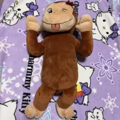 おさるのジョージ ぬいぐるみ ウィンク 舌出し