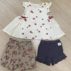ベビー夏服 3点セット 80cm