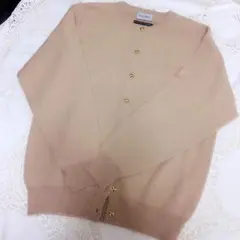 コンソメ様専用新品★未使用★ベージュ★カシミヤ100%★カーディガン