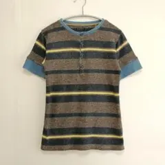 KAPITAL　キャピタル　ボーダー　半袖カットソー　Tシャツ　サイズ1のサムネイル