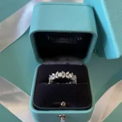 Tiffany ジャズ ダイヤモンド ベゼル リング エタニティ プラチナ