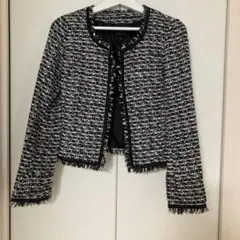 美品⭐︎ノーカラージャケットツィード入学式卒業式スーツ