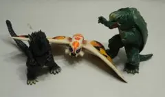 モスラ&ゴジラ&ガメラ ソフビセット