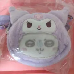 ちいかわ サンリオ コラボ ポシェット　モモンガ✕クロミ