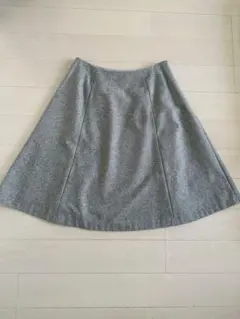 NATURAL BEAUTY BASIC フレアスカート S グレー