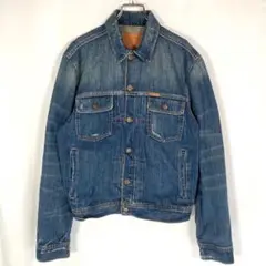 〈超レア・新品・タグ付き・未使用〉EZRA FITCH デニムジャケットM 古着】EZRA FITCH デニムジャケット Mサイズ - メルカリ