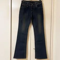 新品　BIG JOHN デニム　M ベルボトム　フレアデニム　インディゴブルーのサムネイル