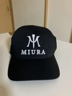 US MIURA キャップ　黒