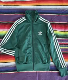 adidas ファイヤーバード　グリーン トラックジャケット
