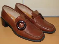 ing★イング美品ヒールスリッポンシューズ★24cm