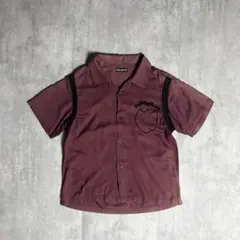 【rude gallery】レーヨンボーリングシャツ　ギャバジャン　開襟　50sのサムネイル