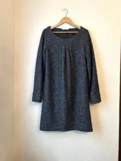 OFUON オフオン ワンピース チュニック グレー M