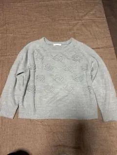 ローリーズファーム　グレー 長袖セーター L