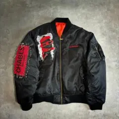 00s Archive Y2K MA-1 Bomber Jacket Punk