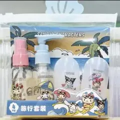サンリオキャラクター 旅行用ボトルセット 4個入り 2パックセットのサムネイル