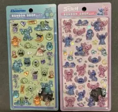【正規品】ボンボンドロップシール　モンスターズインク　スティッチ