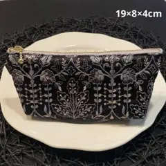 インド刺繍　ペンケース ポーチ 小物入れ ハンドメイド