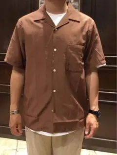 JOURNAL STANDARD Andyトリアセテート オープンカラーシャツ