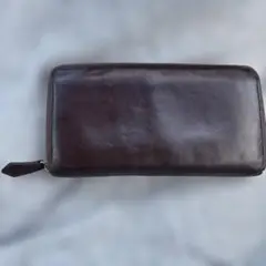 ココマイスター　長財布　チョコ