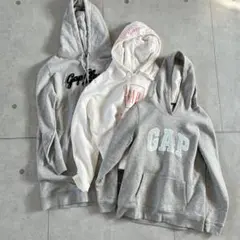 激安　3点セット売り　GAP ロゴ　パーカー　ワンピ　 y2k デカロゴ