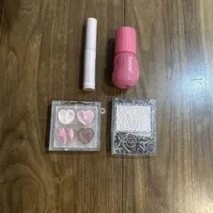 ぷくぷく涙袋パレット・ハイライト・マスカラ・リップセット