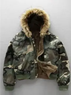 【希少レア】Far Jacket 迷彩柄 Reversible 短丈 希少レア】Far Jacket 迷彩柄 Reversible 短丈 REVERSIBLE SHORT FAKE