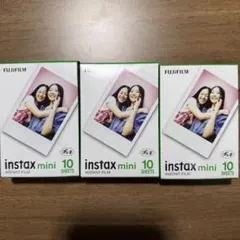 【3箱セット】FUJIFILM チェキ用フィルム instax mini 10枚