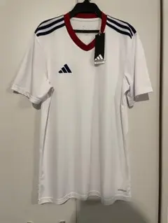 adidas サッカー　トレーニングウェア　プラクティスシャツ　練習着　白　 L