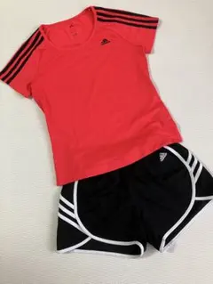 adidas 半袖　ショートパンツ　上下