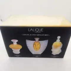 未使用 LALIQUE ミニチュア香水 パルファム3本セット 2000-2002のサムネイル