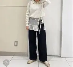 レースラップスカート レイヤード 重ね着 チュール レース巻き