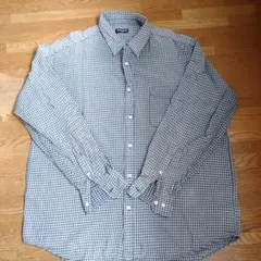90s 紺タグOLD UNIQLO オールドユニクロ　チェックシャツ XL