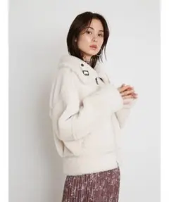 SNIDEL スナイデル リバーシブルボアボンバージャケット