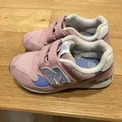 New Balance キッズ スニーカー ピンク17cm